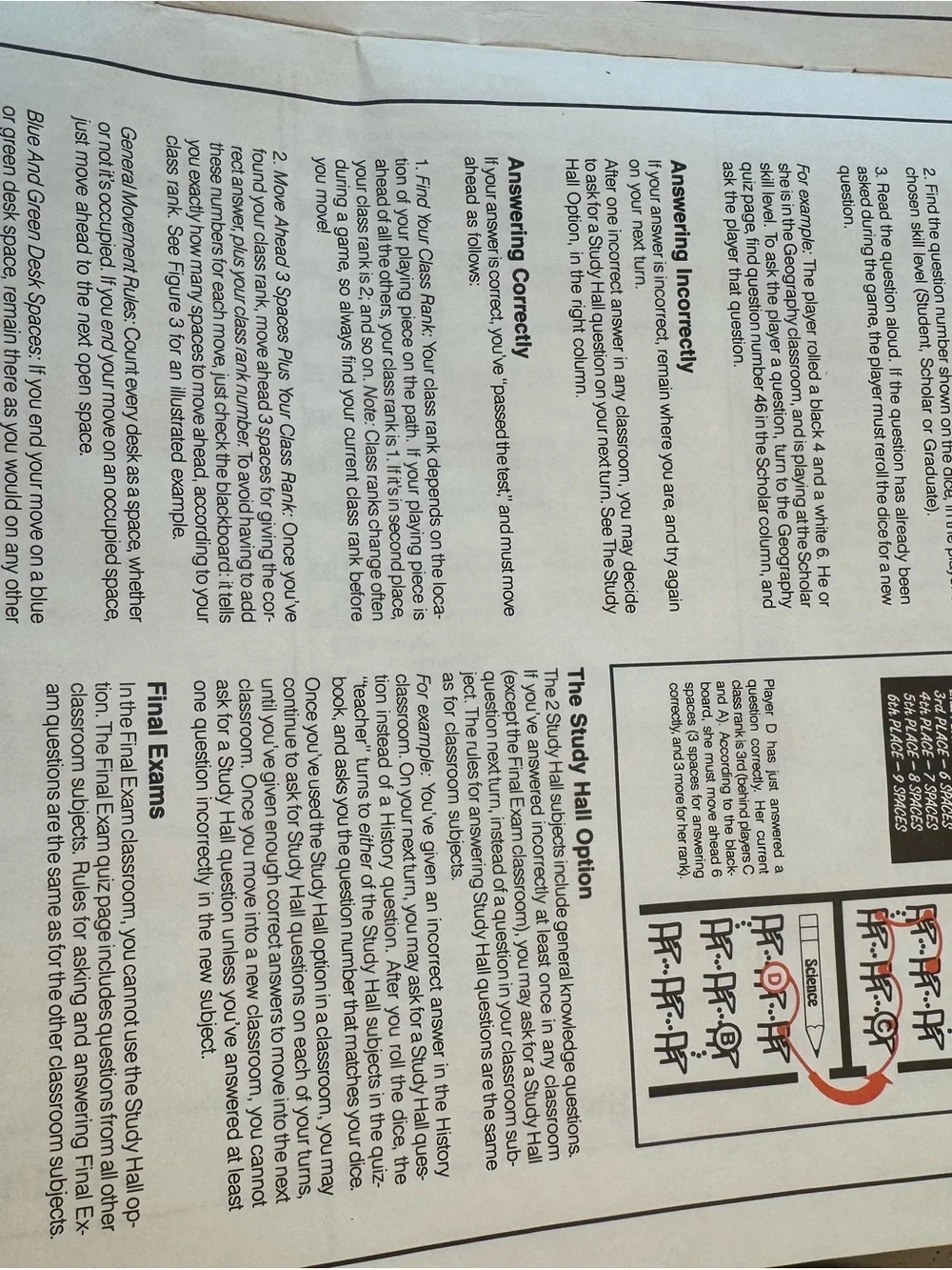Go To The Head of the Class Deluxe Edition Board Game -complete excellent